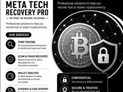 RETRIEVE YOUR LOST OR SCAMMED BITCOIN WITH - META TECH RECOVERY PRO