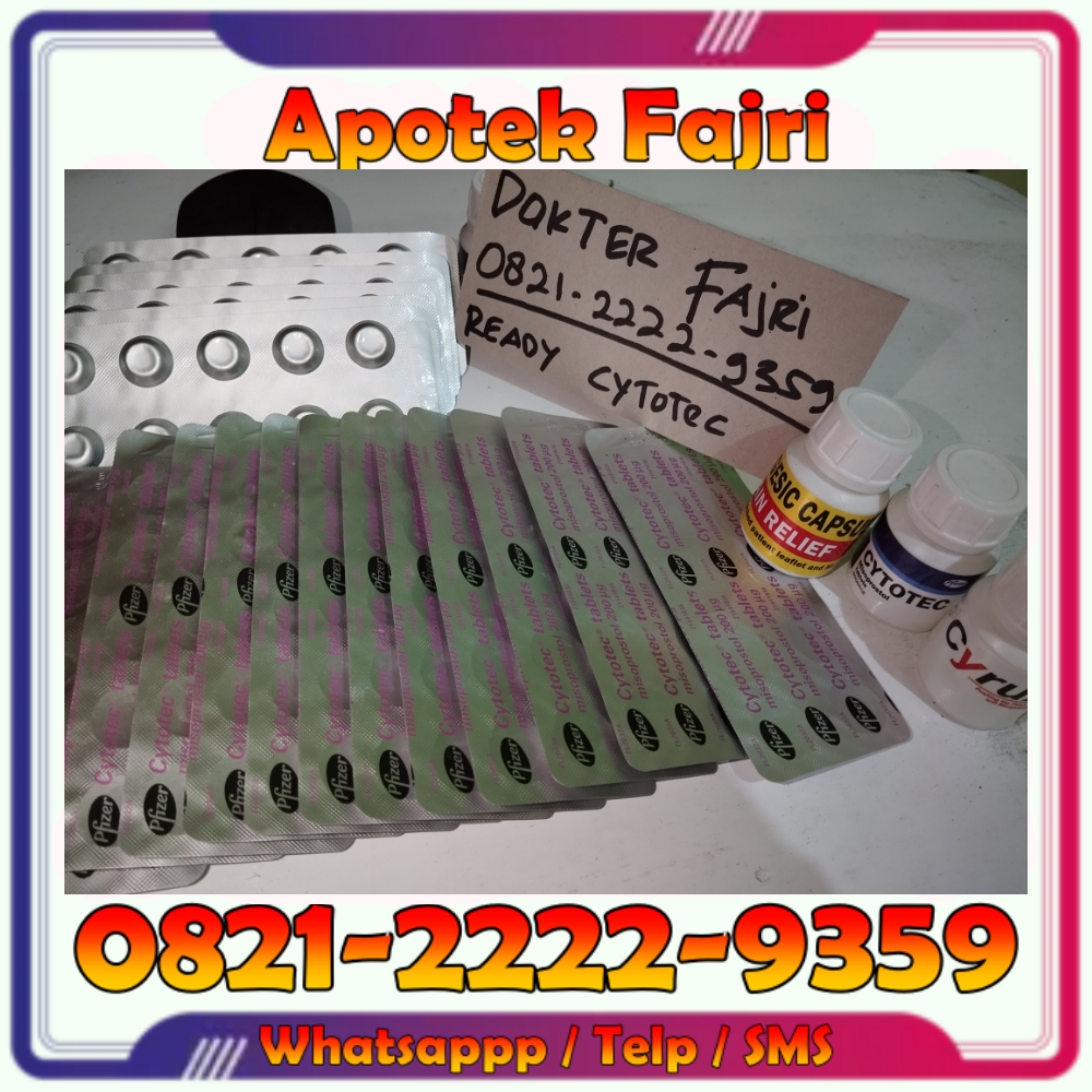 Jual Cytotec Di Jakarta Selatan 082122229359 COD Obat Cytotec 200mcg