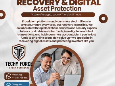 BEST CRYPTO / BITCOIN RECOVERY COMPANY / SERVICES - Hire TECHY FORCE CYBER RETRIEVAL