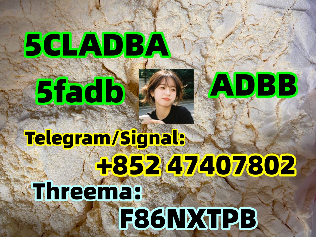 5cladba 5cladba Yellow Powder 5CL-ADB-A 5F-Adb 5Fadb